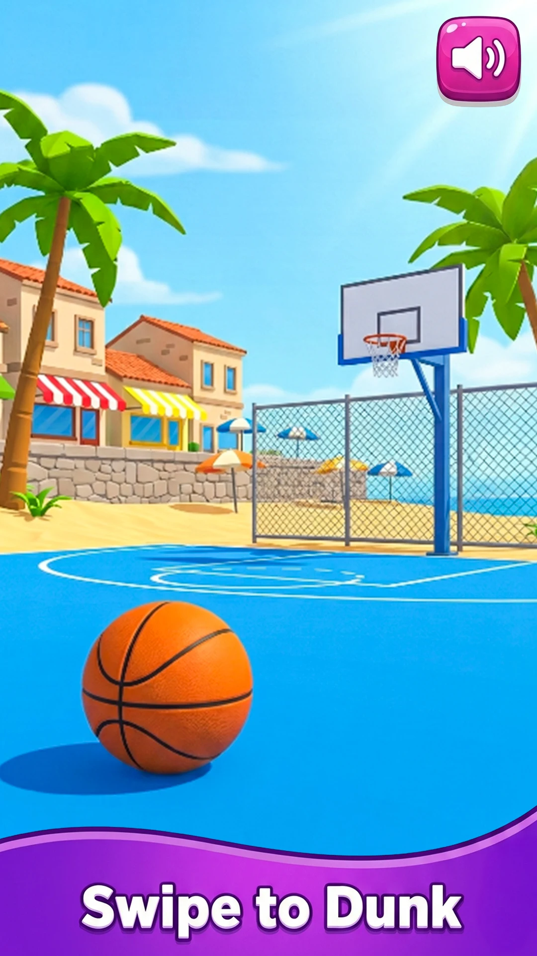 Tap Basketball Dunk Flip Hoop screenshot