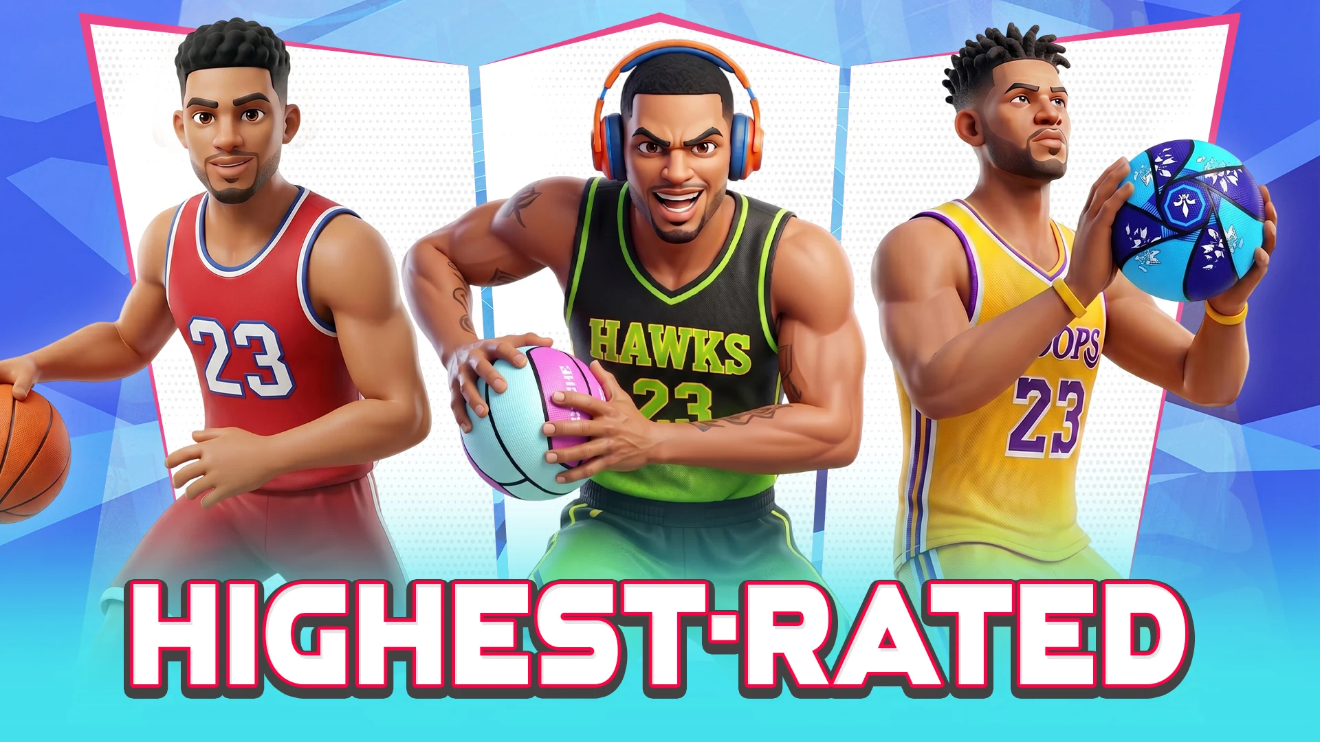 Tap Basketball Dunk Flip Hoop screenshot